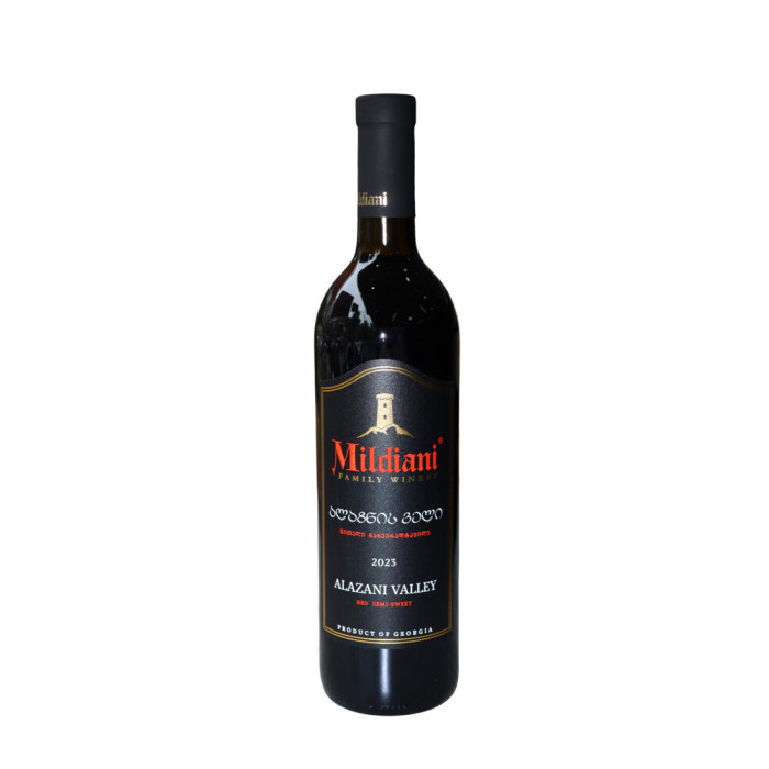 Mildiani Alazani Valley red semi-sweet 2023